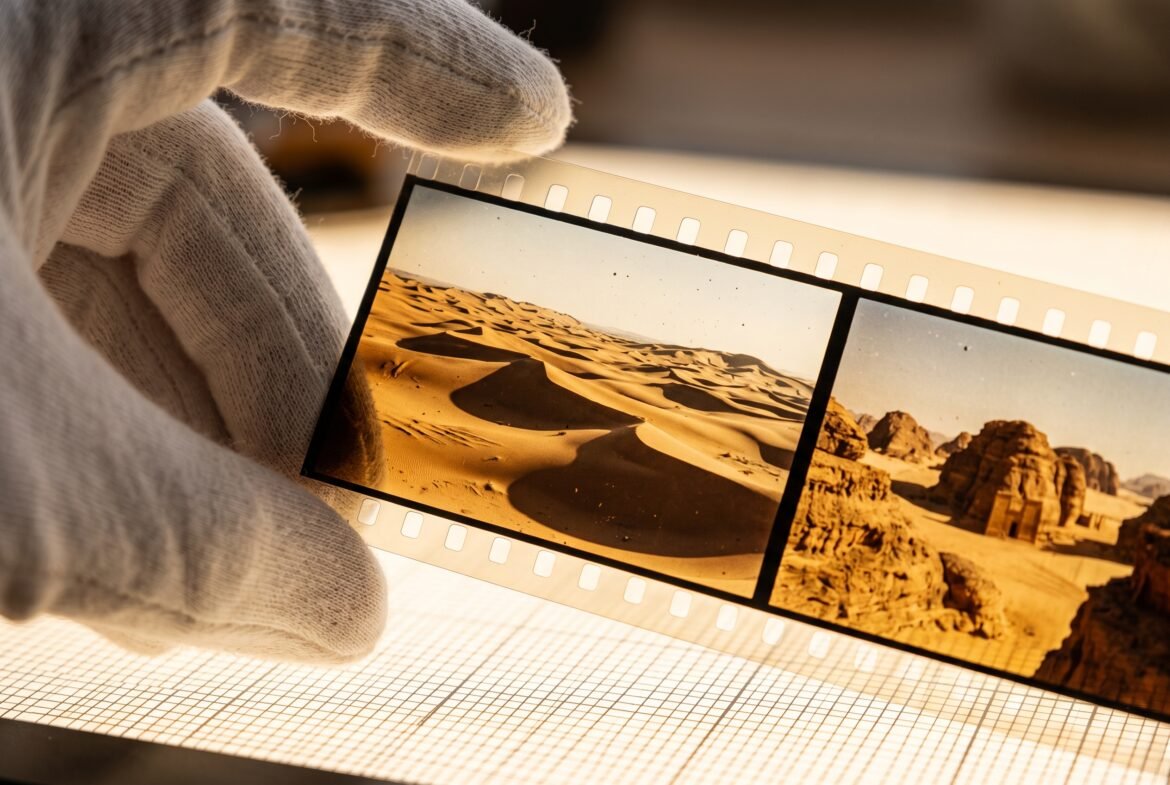 Analog Selüloitin Anıtsal Zaferi: 70mm Formatı, IMAX Mimarisi ve Nolan Doktrini Işığın kimyasal emülsiyondaki yolculuğu: 70mm analog film karesi.